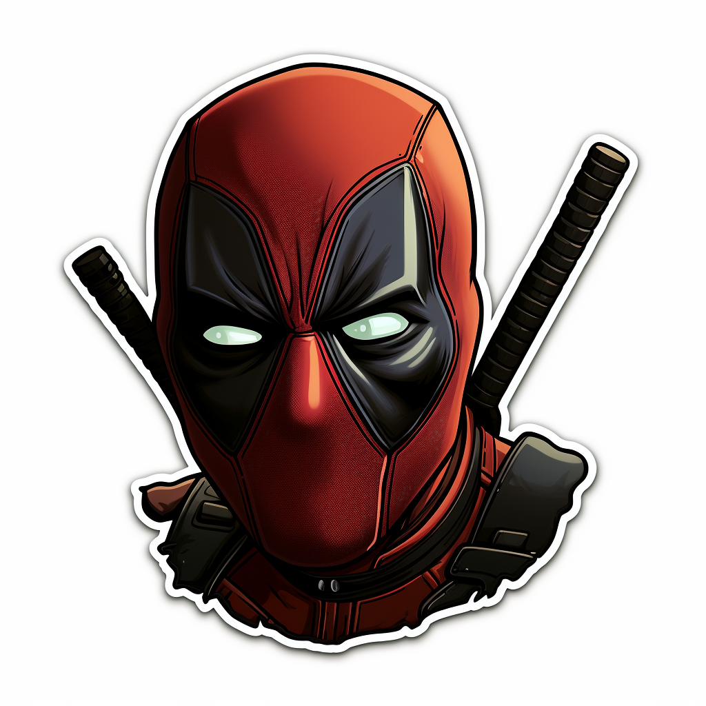 Marvel Deadpool Sticker