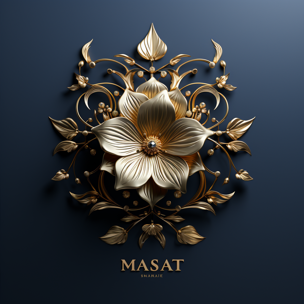 Masarati Logo on Luxury Car