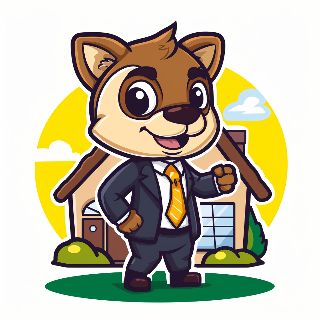 Real Estate Business Mascot