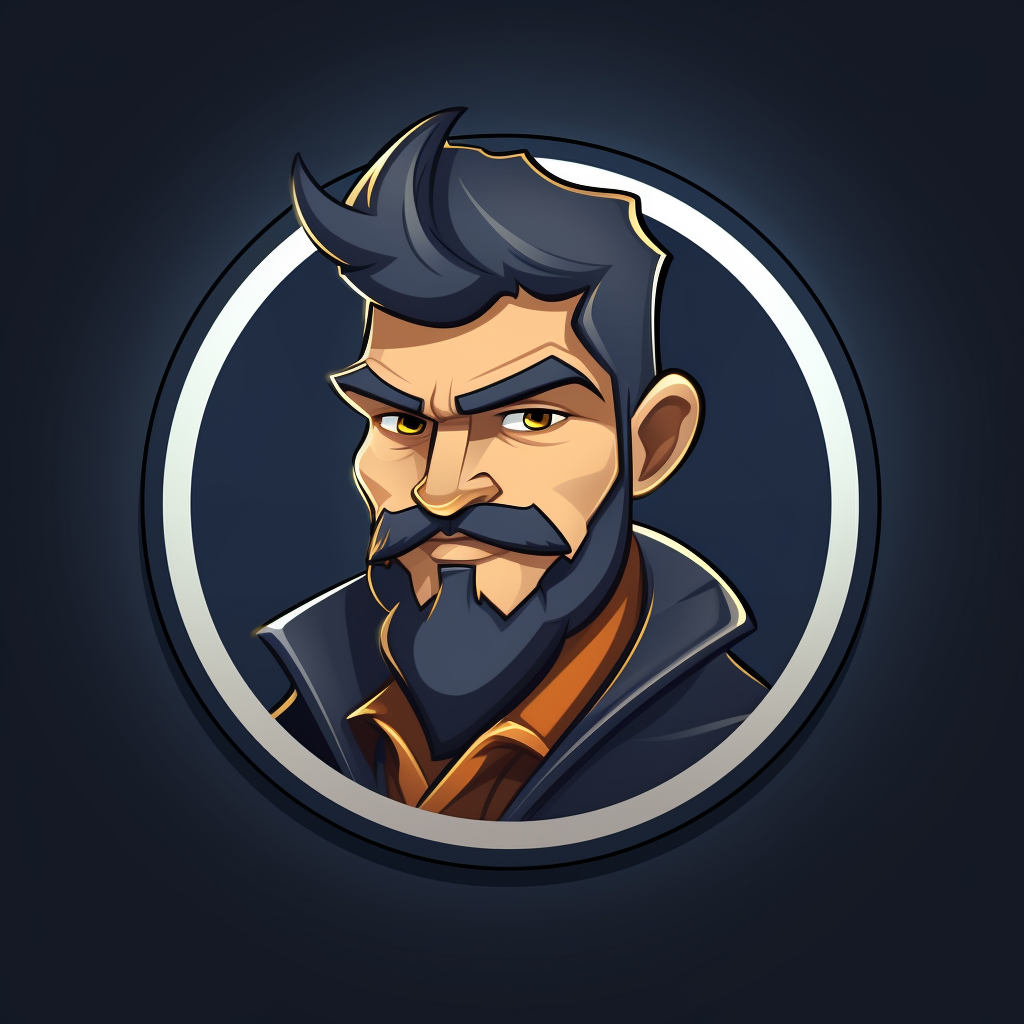 Mason character logo icon avatar by Sebastian Curi