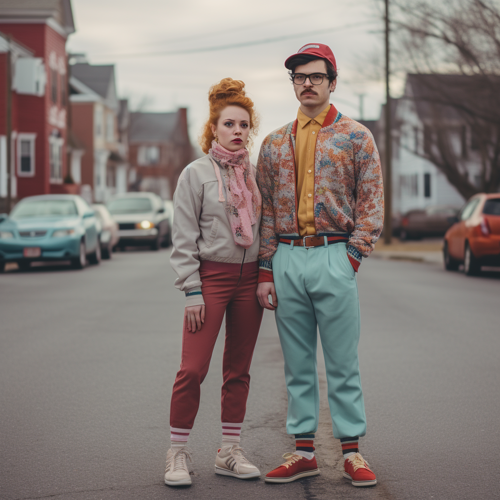 Happy young couple exploring Massachusetts