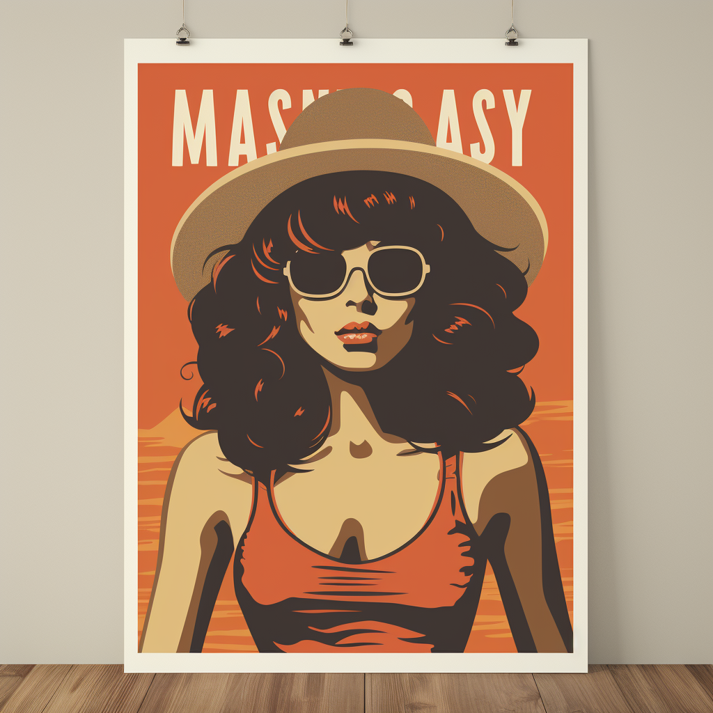 Vintage Massey Rock Band Poster