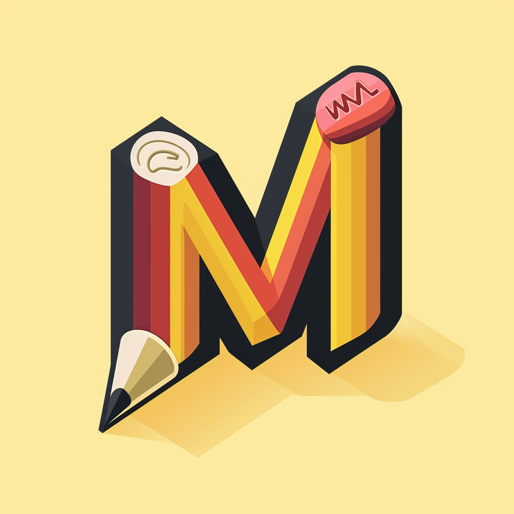 Massive Pencil Logo MW Isometric