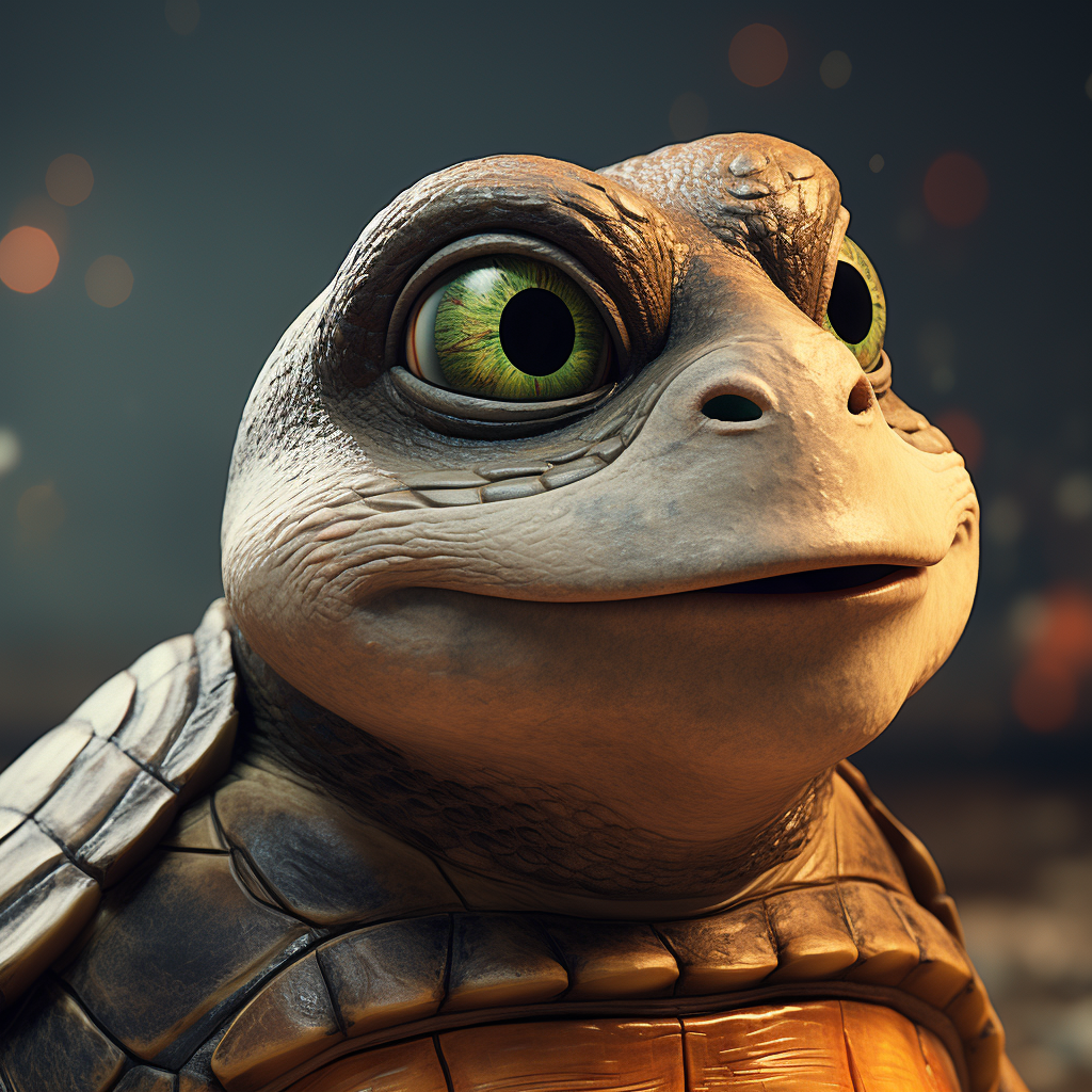 Hyperrealistic Master Oogway in 8K 3D Cinematic