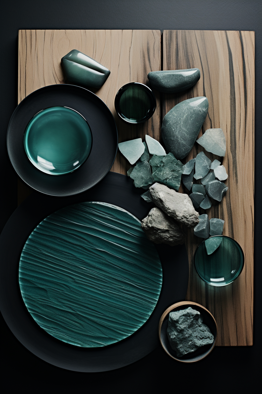 Wabi Sabi Material Mood Board Inspiration