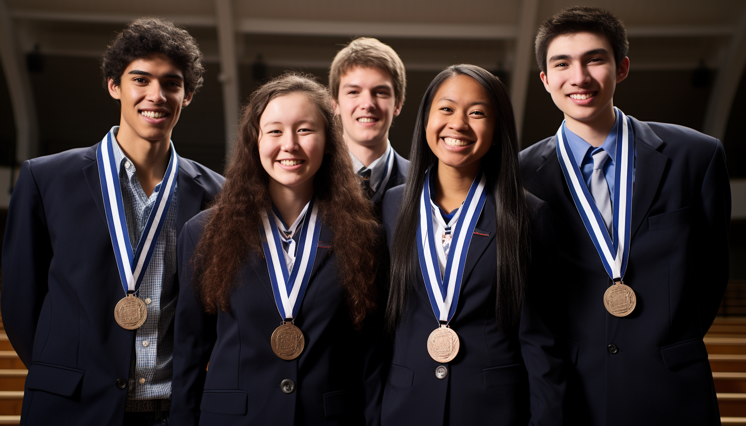 Group of Math Competition Winners