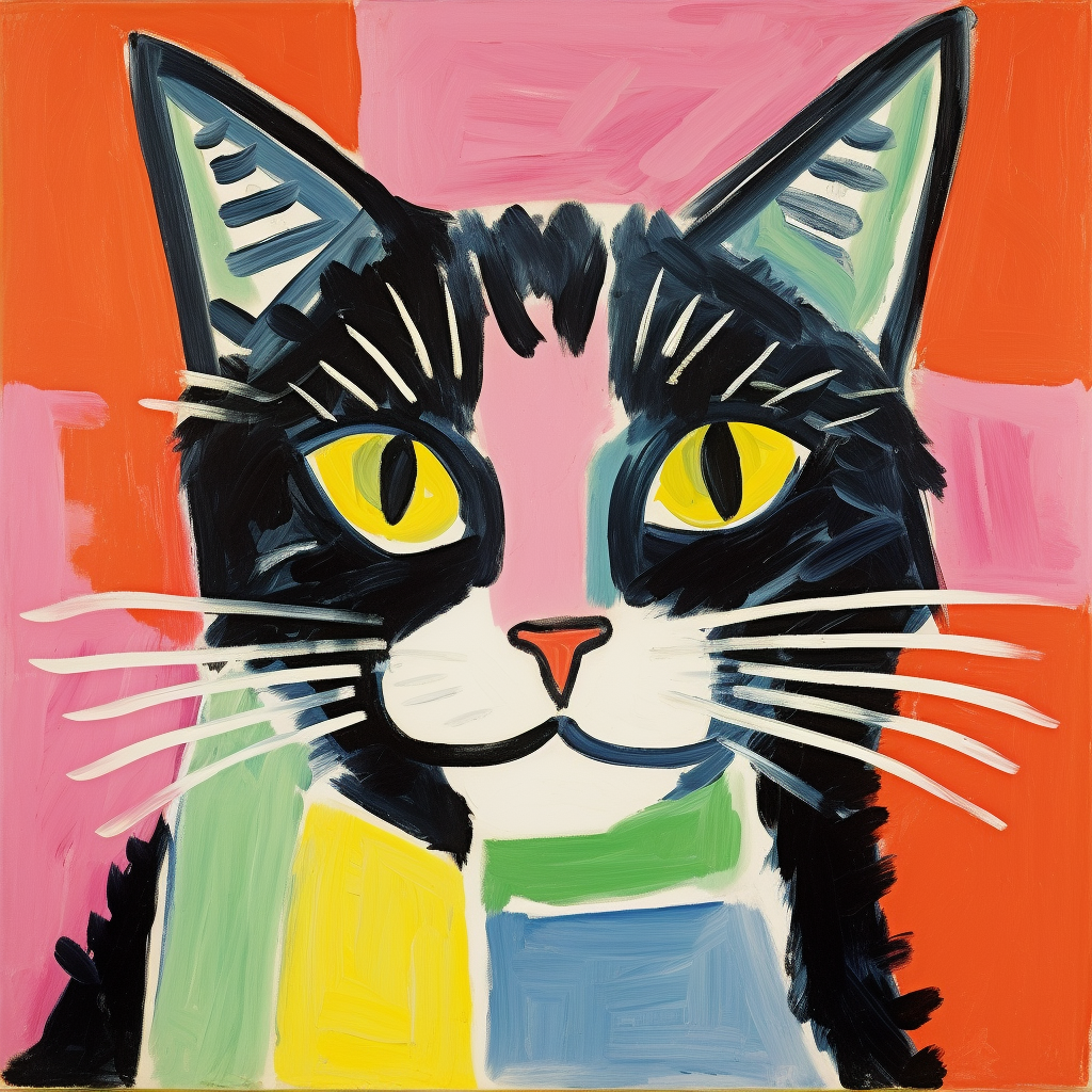 Henri Matisse's cat portrait