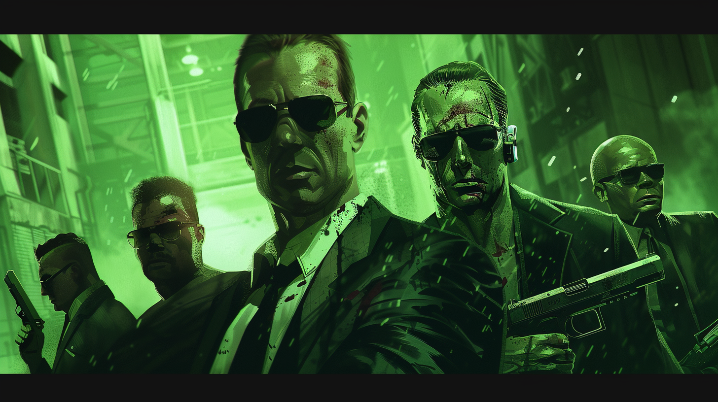 Matrix GTA Loading Screen Gangster