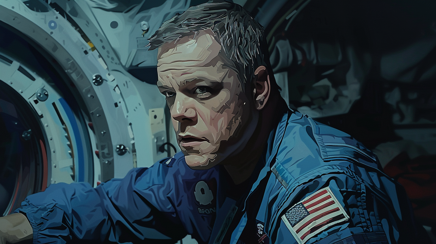 Matt Damon on Space Station