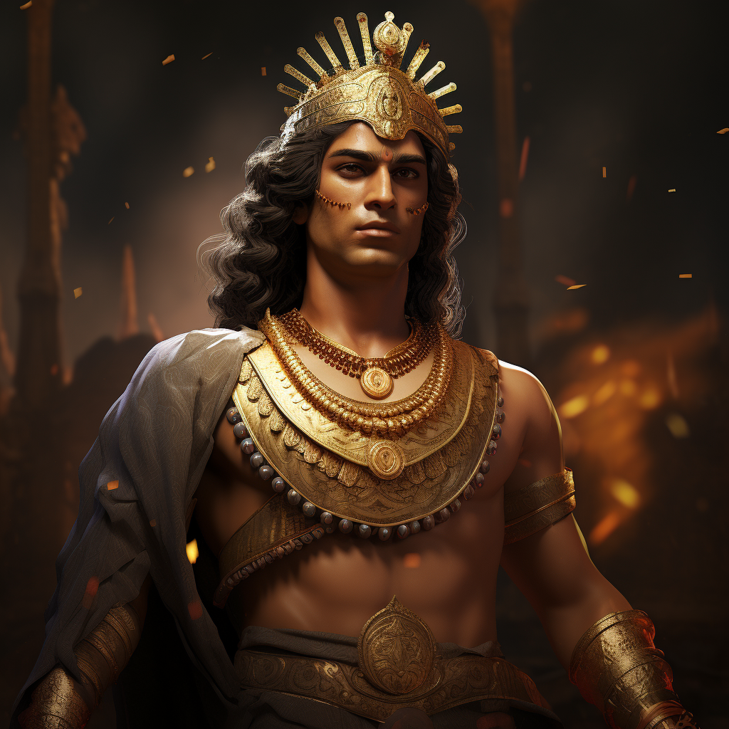 Portrait of Chandragupta Maurya, the great king