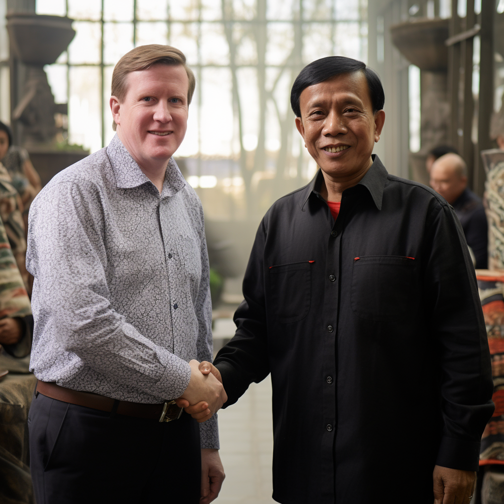 Mayor John Tory meeting President Joko Widodo