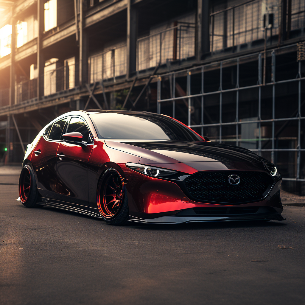 Custom Mazda 3 Hatchback Car