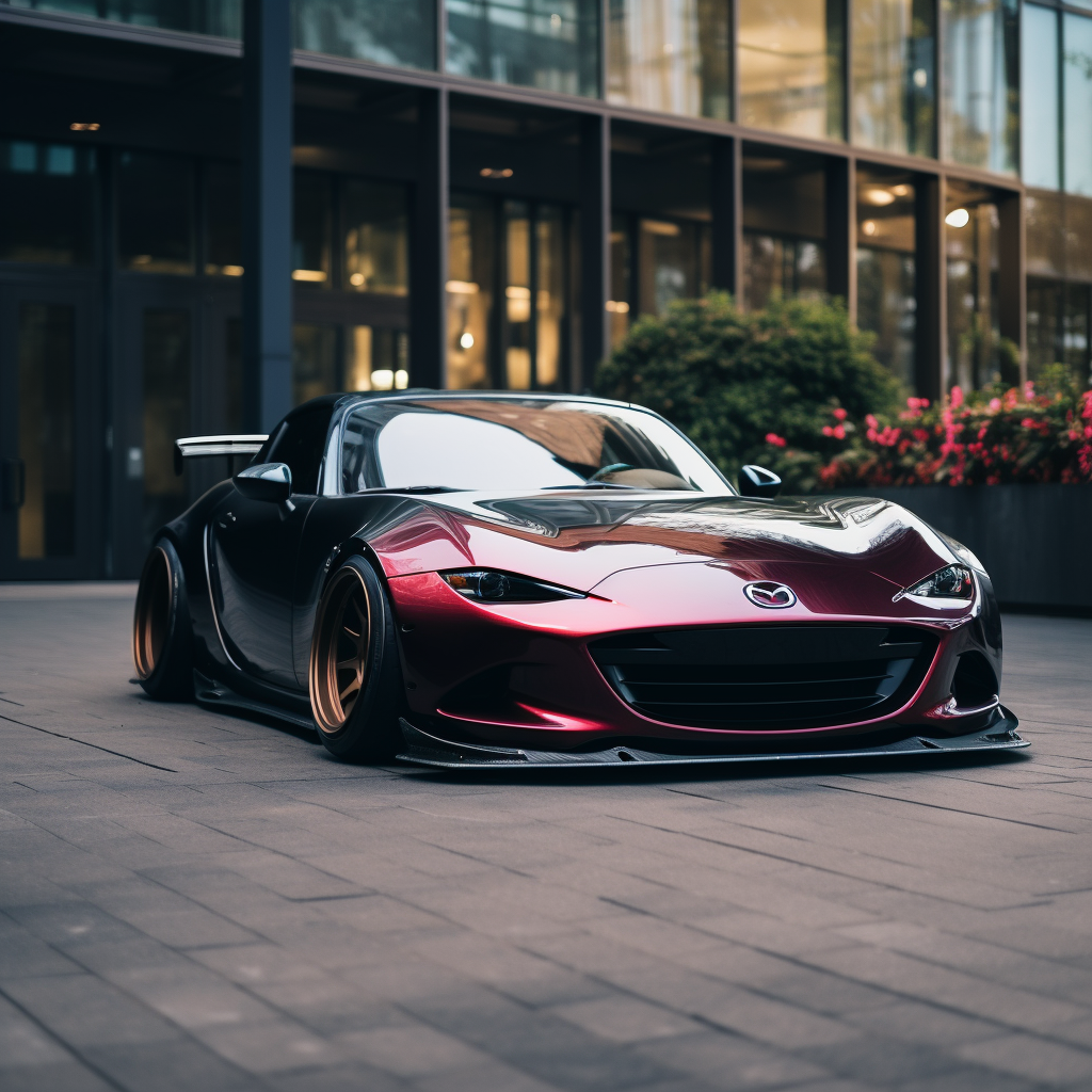 Customized Mazda for an Extraordinary Ride