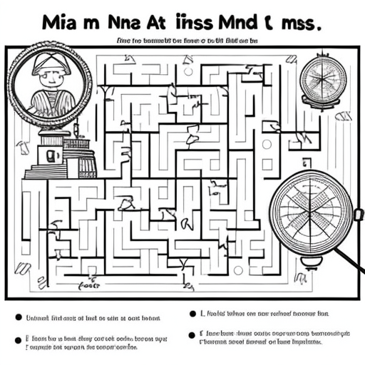 Educational Maze Activity Sheet