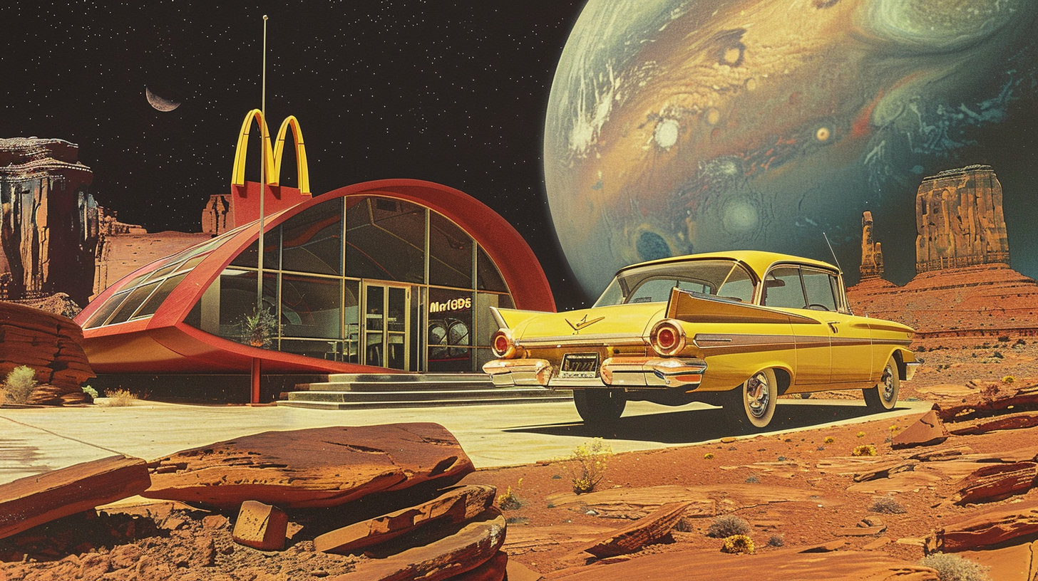 McDonald's drive-thru on Mars