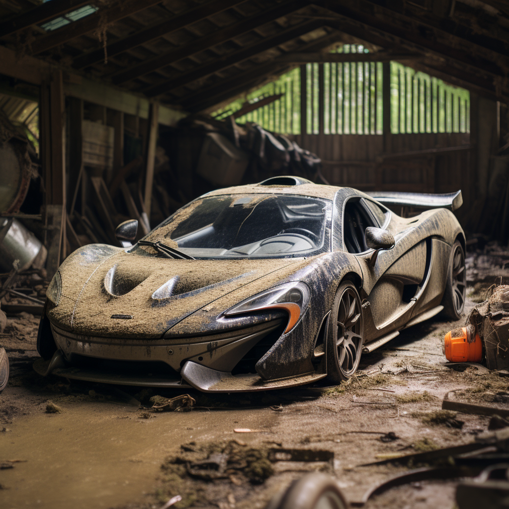 Rare McLaren car found in a barn