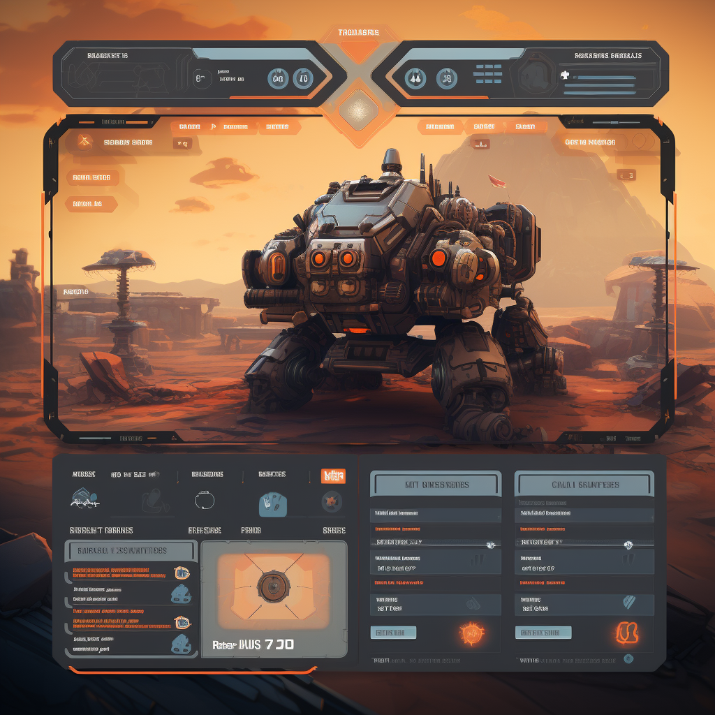 Mech Pigs Battle Front Overwatch UI