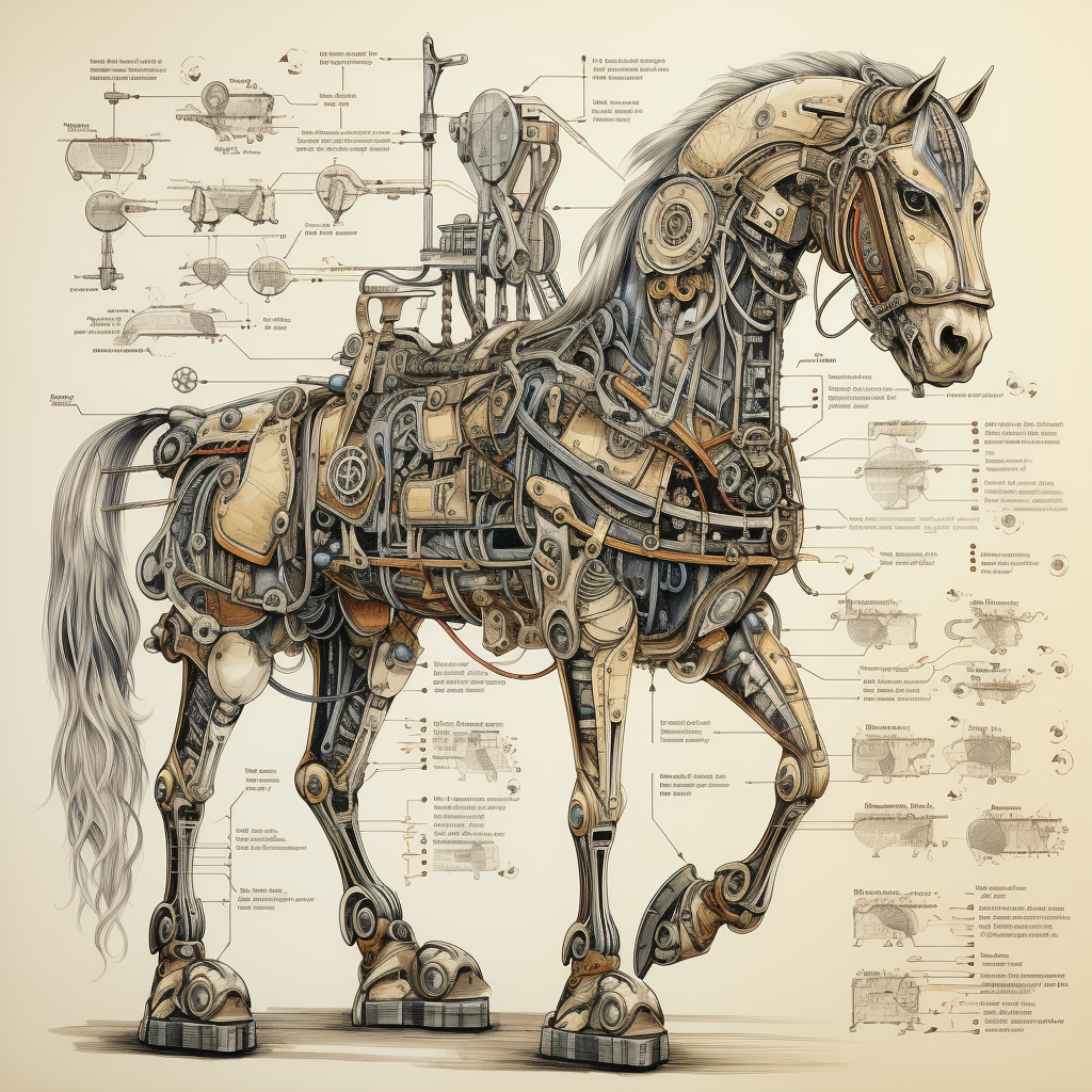 Mechanical centaur schematic diagram