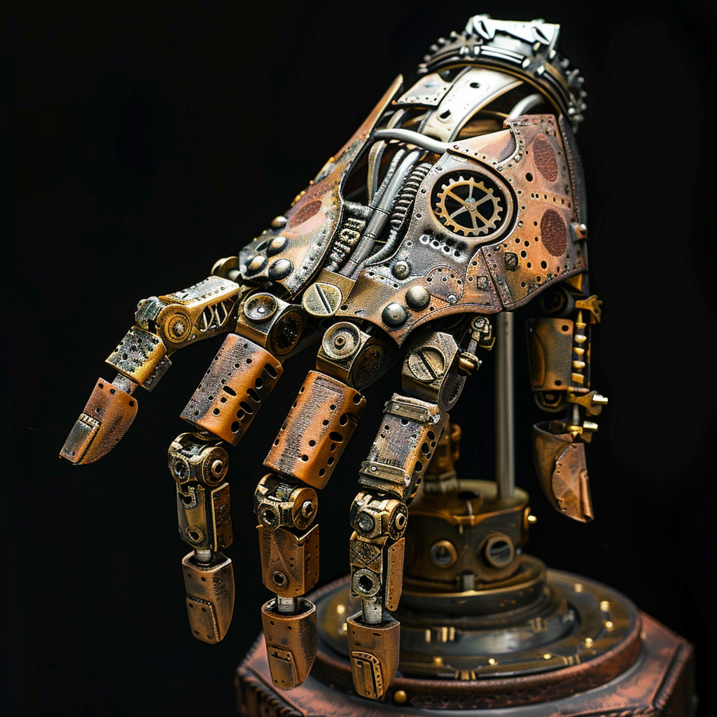 Mechanical hand design concept image