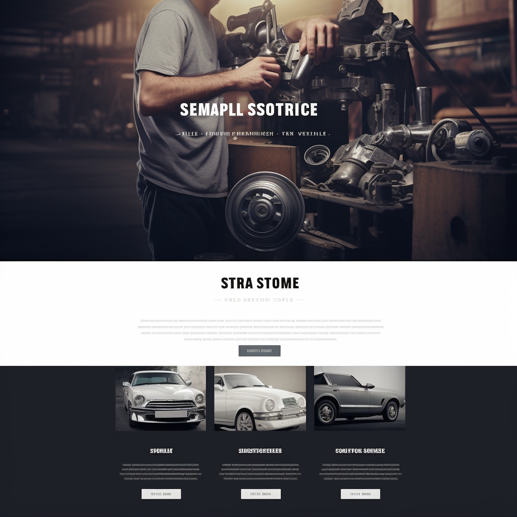 Clean and Modern Mechanics Website Design