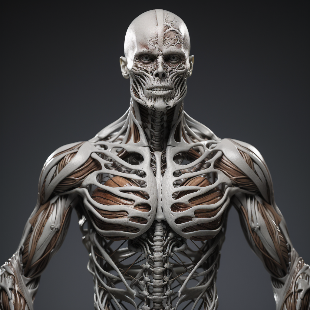 Detailed medical anatomical body model