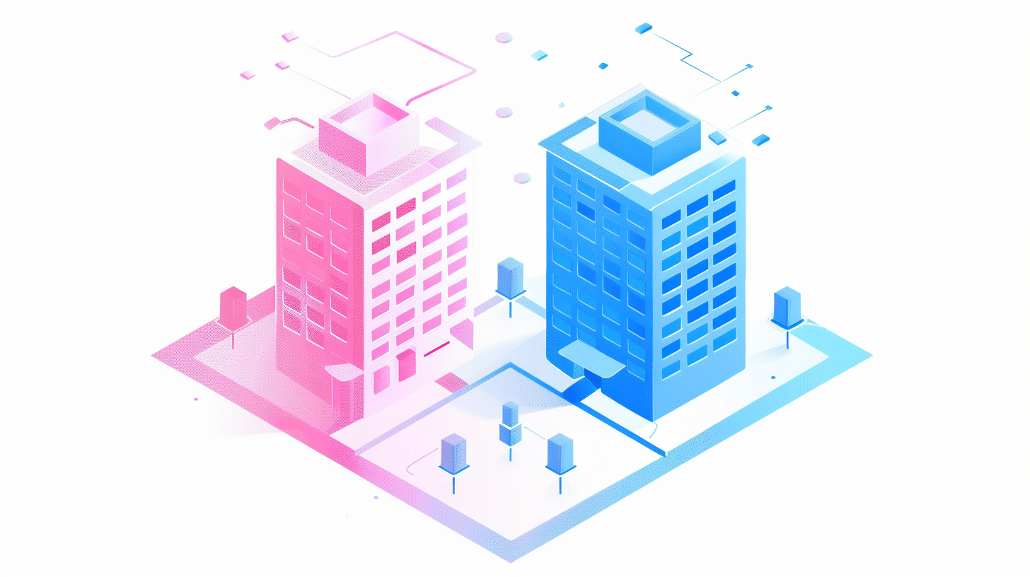 Isometric Medical Exchange Flow Illustration