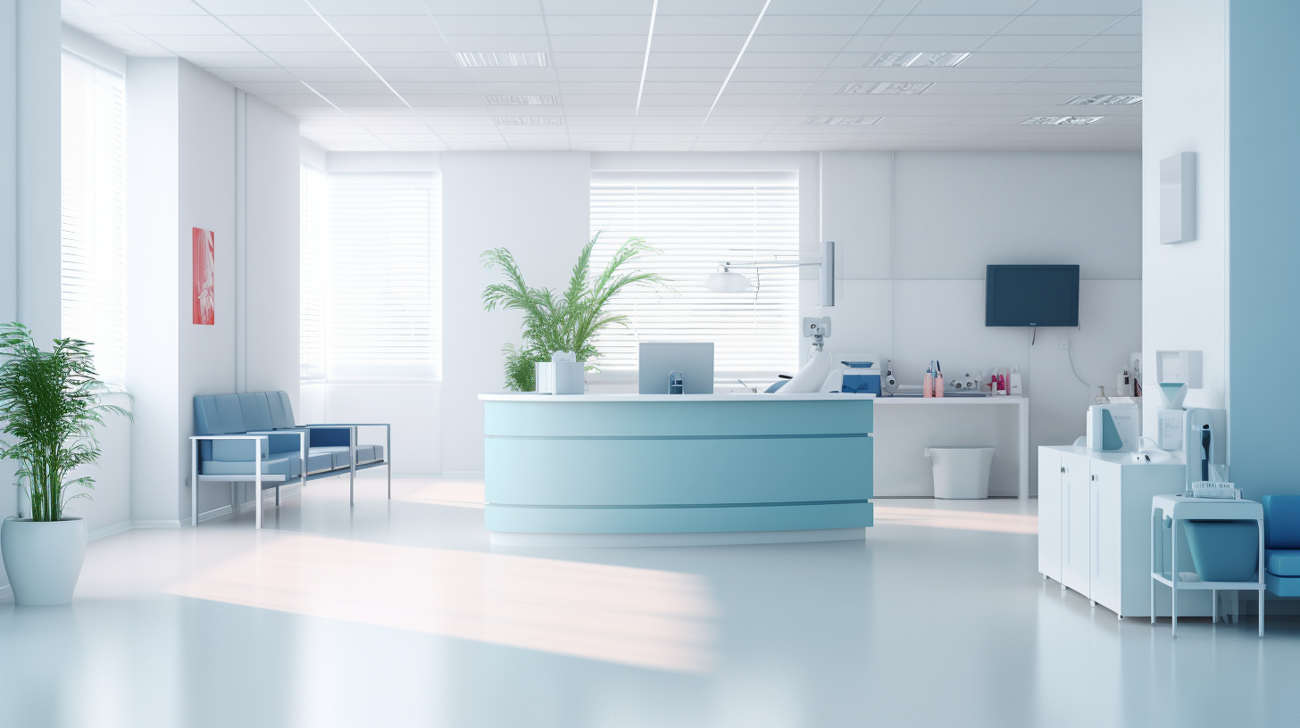 Detailed medical clinic banner image