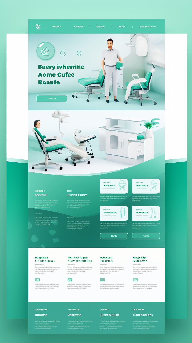 Modern and creative medical web design