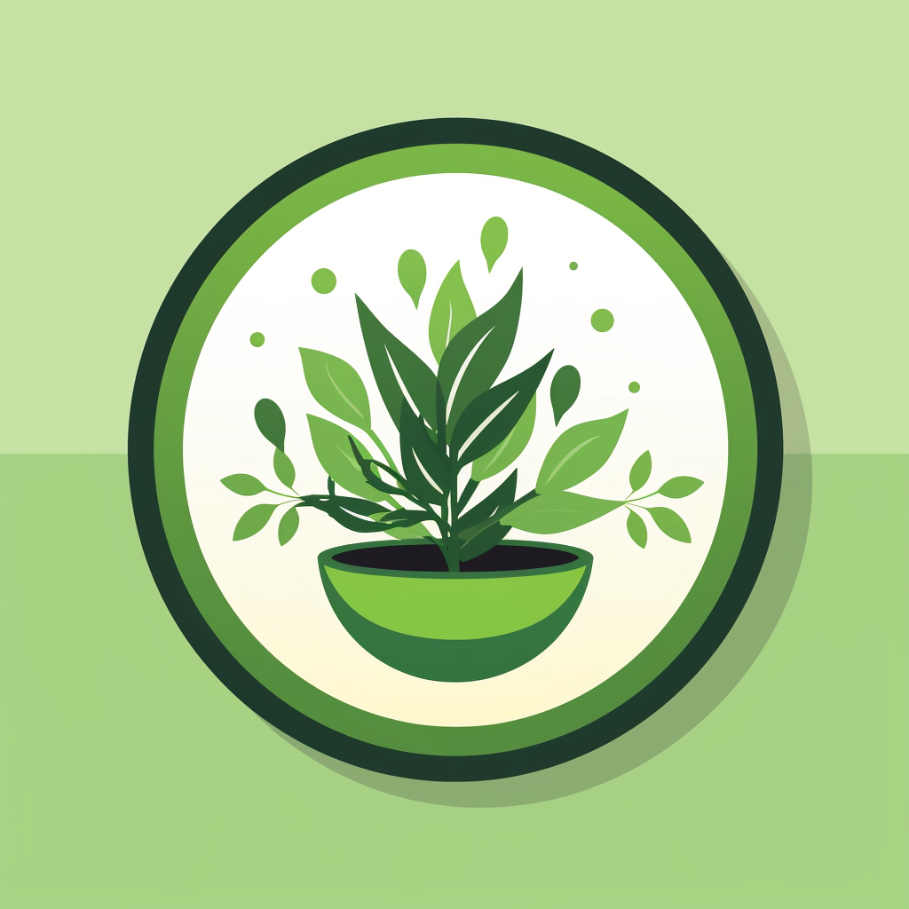 Medicinal herbs icon for websites