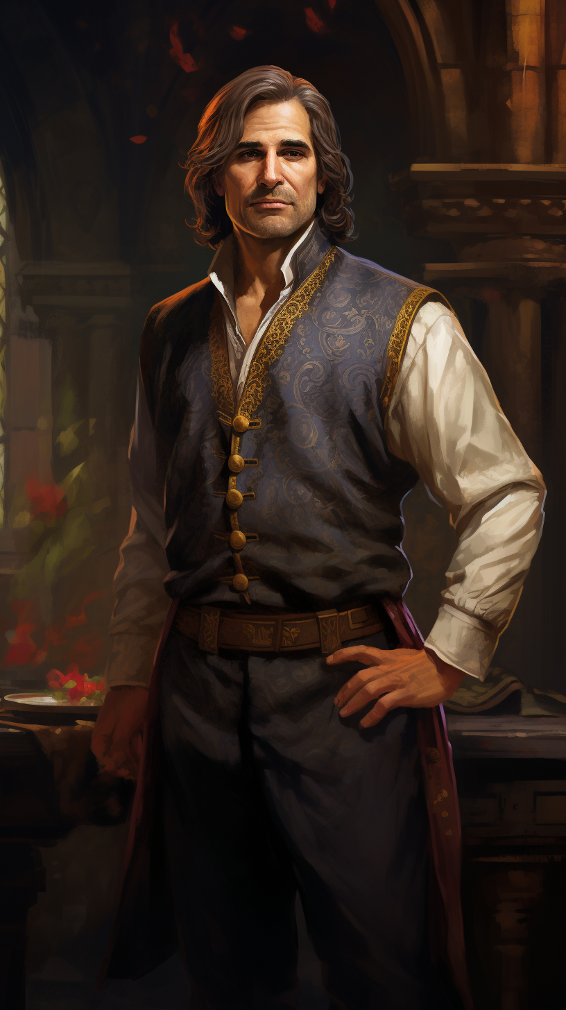 Medieval Businessman Scott Bakula Image  ?