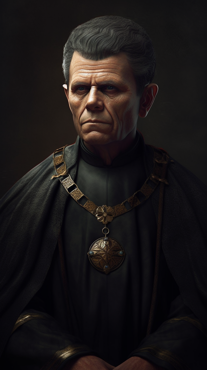 Medieval JFK in Dark Fantasy Art