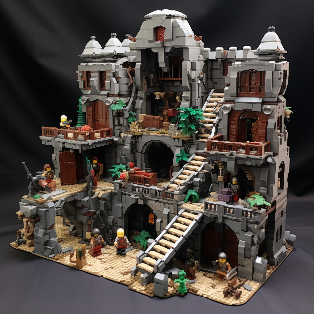 Medieval Dungeon Lego Set - Imaginative Play