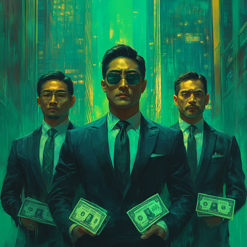 Men in Black Raining Money