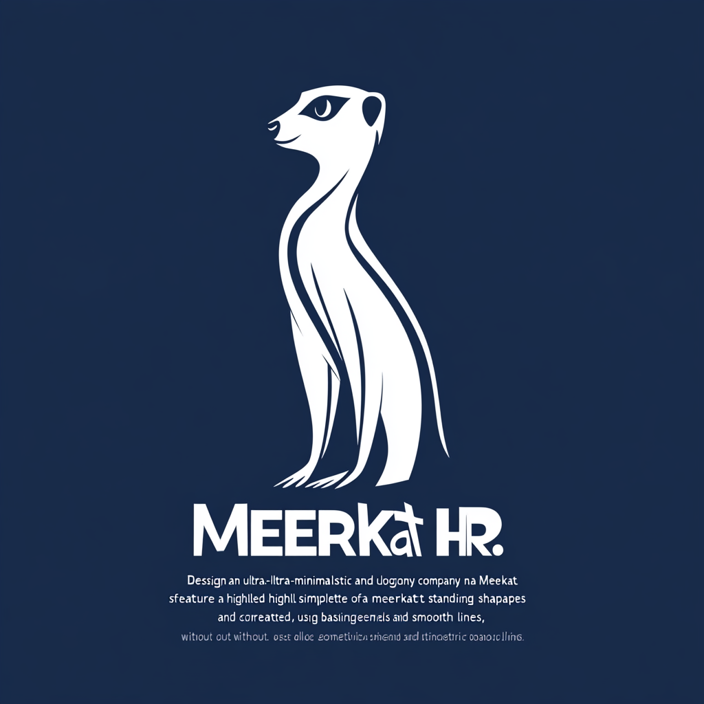 Simplified Meerkat HR Logo Design