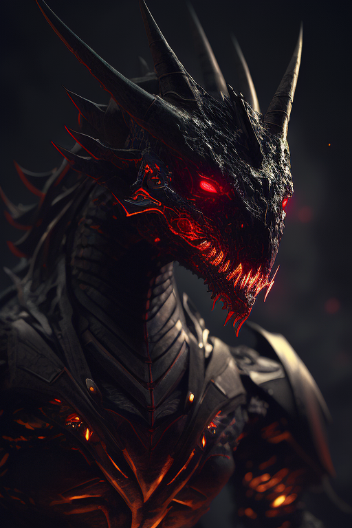 Red Eyes Black Dragon Unreal Engine