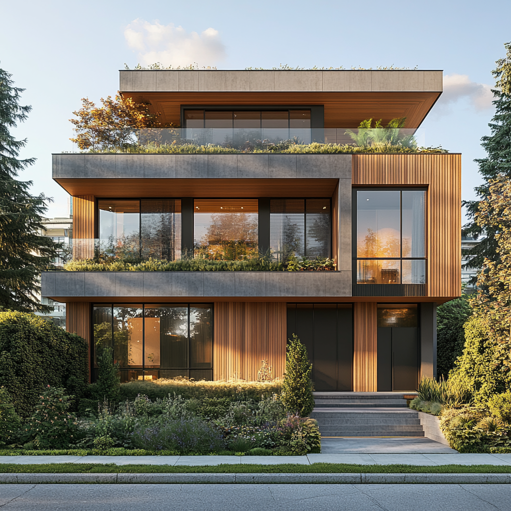 modern duplex vancouver building architecture