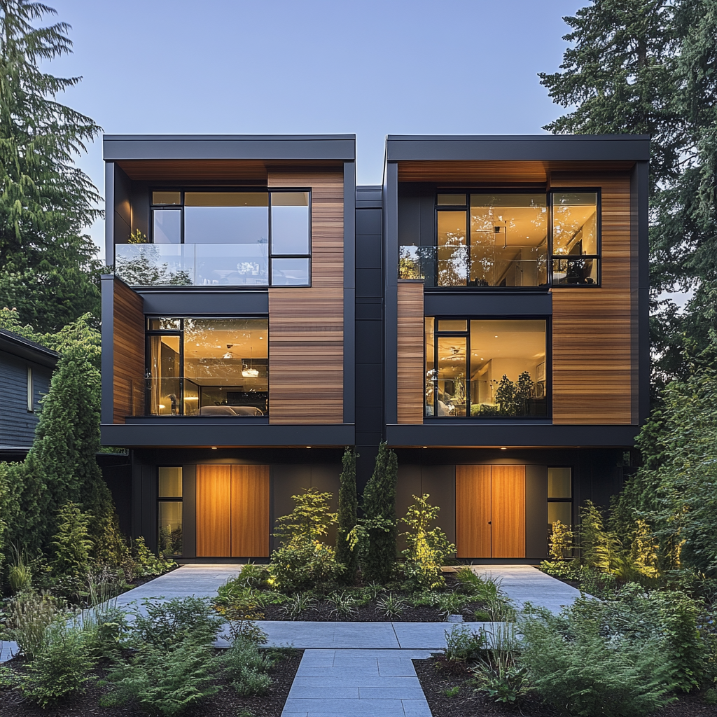 Modern Three-Story Duplex Vancouver