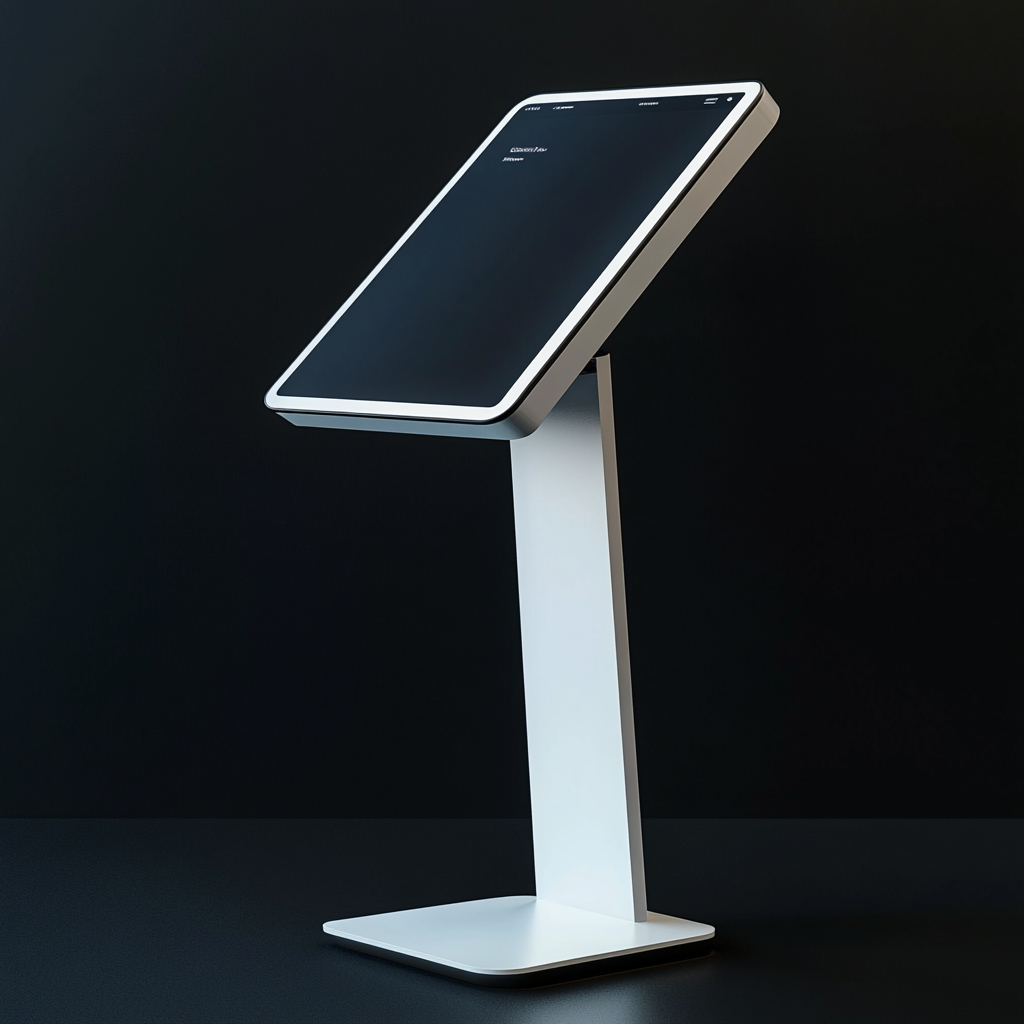 Sleek Modern iPad Kiosk Display