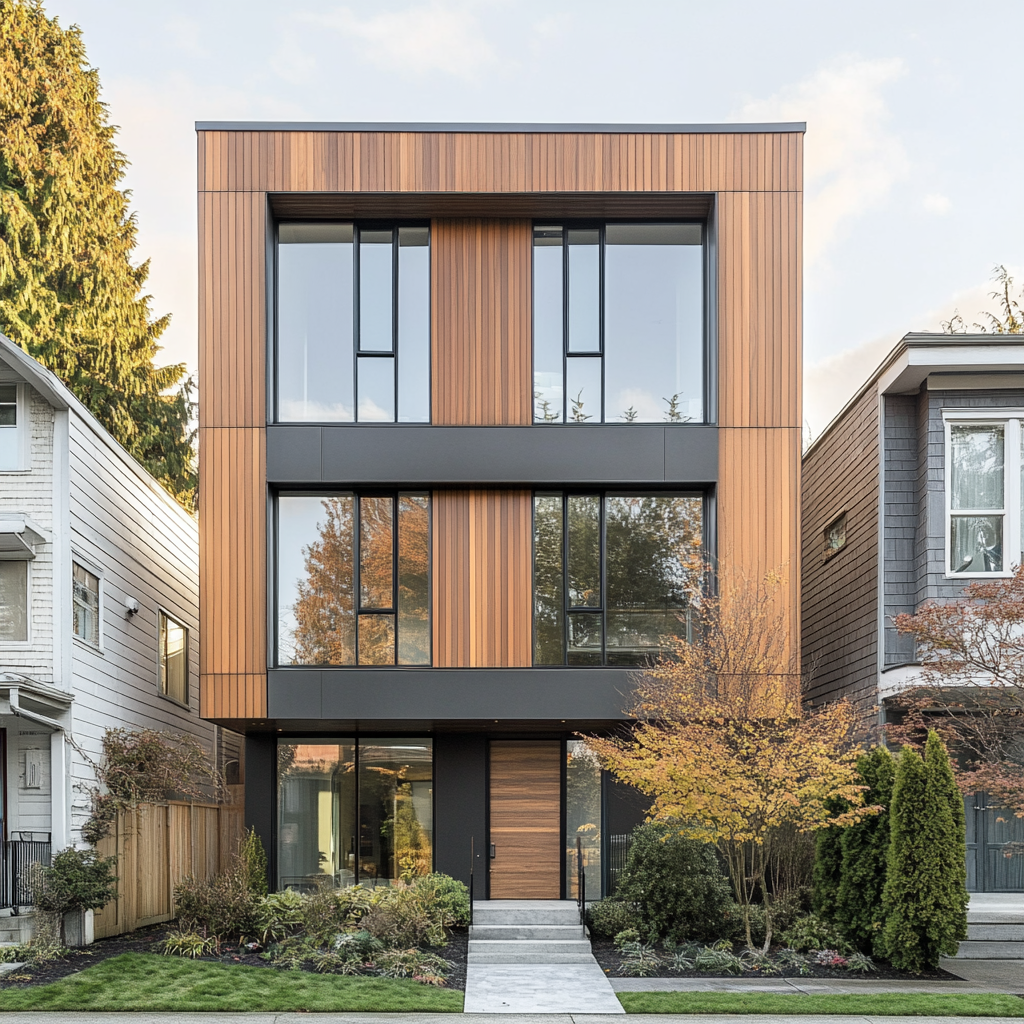 Modern Vancouver Three-Story Building