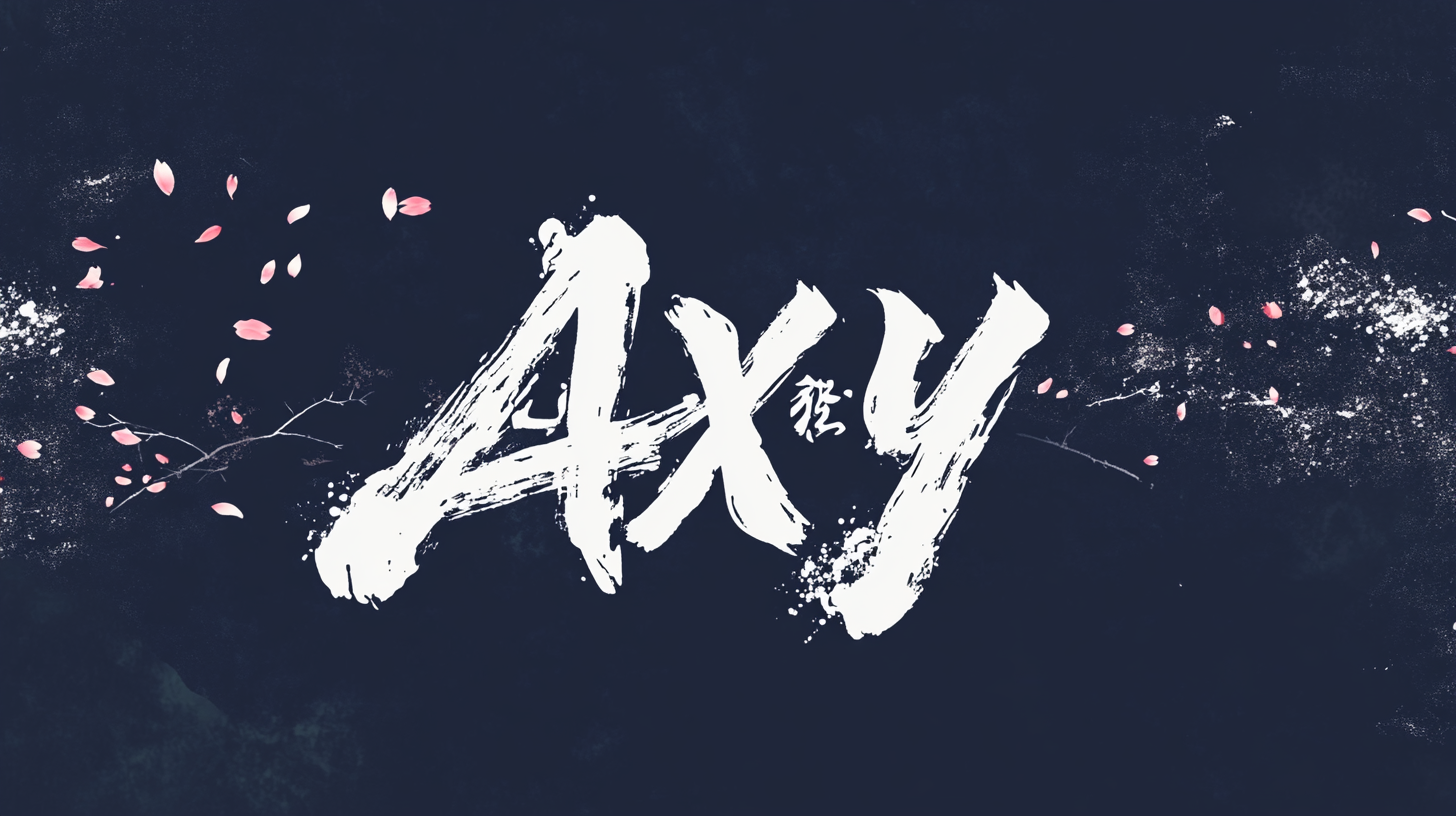 Japanese Inspired Logo Design Axy Strength