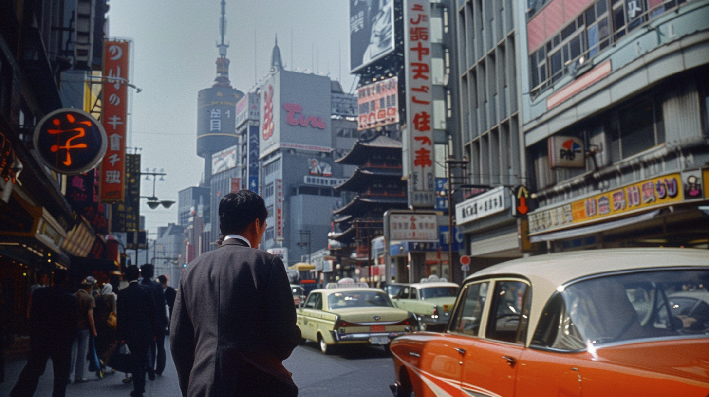 Tokyo City Scene 1966