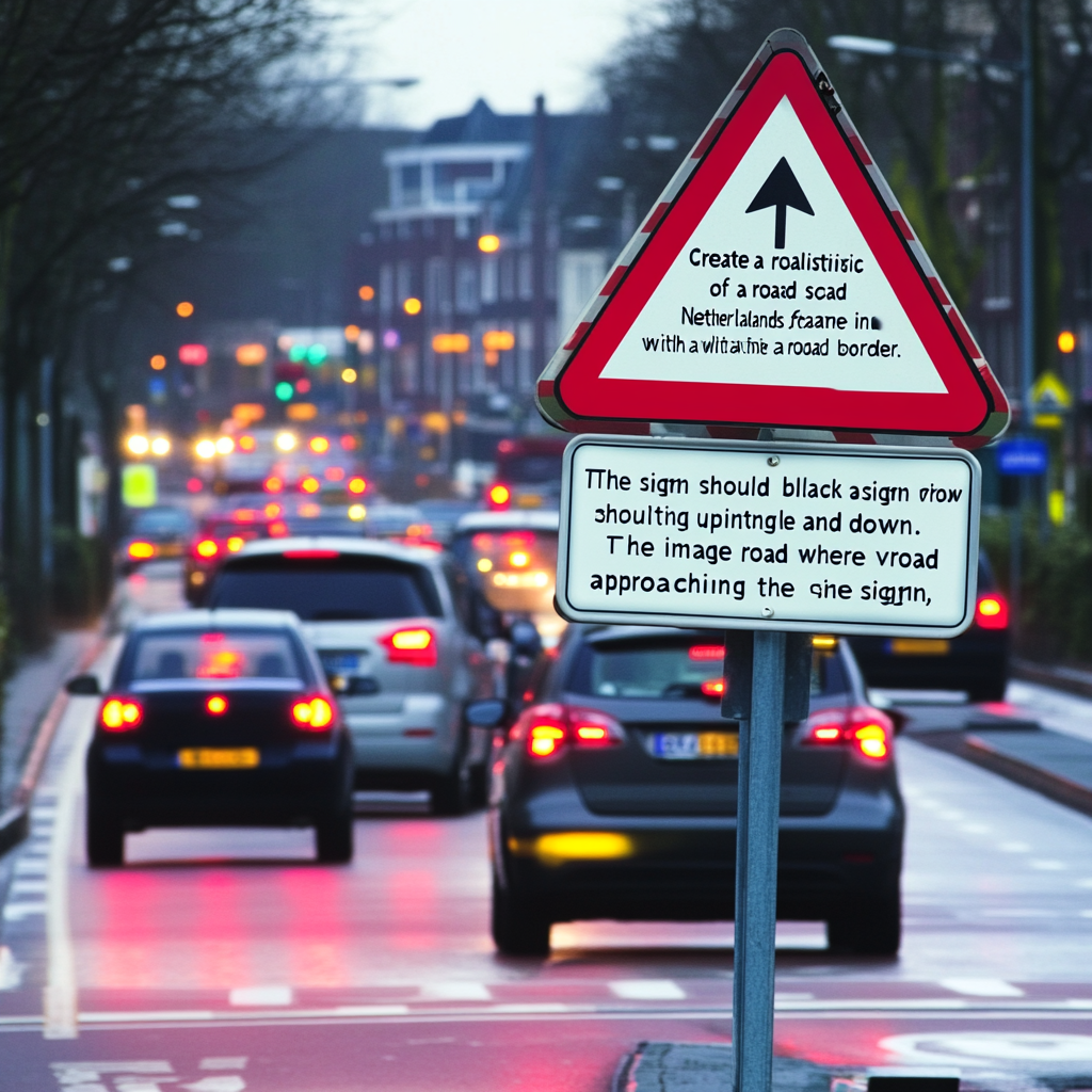 Dutch road sign priority traffic