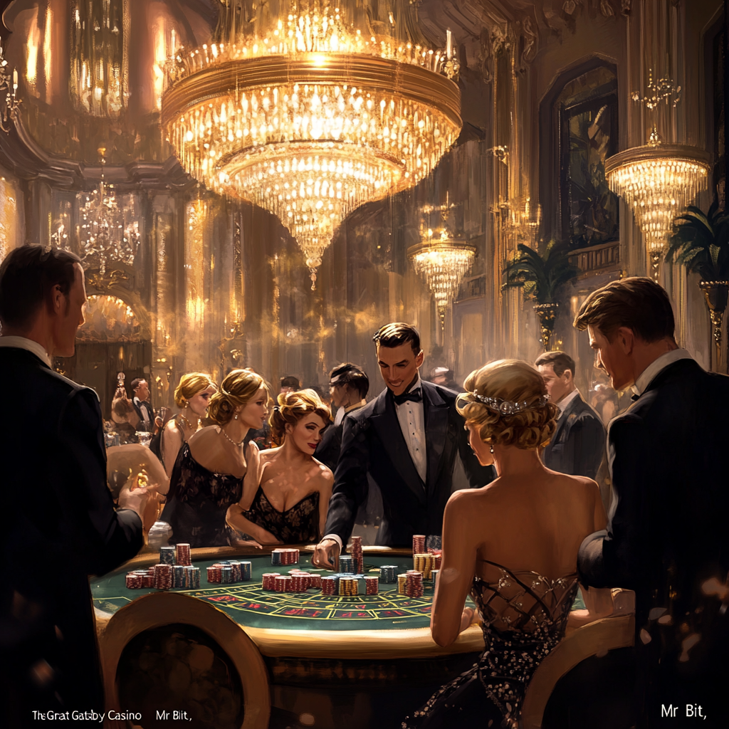 elegant 1920s style casino party