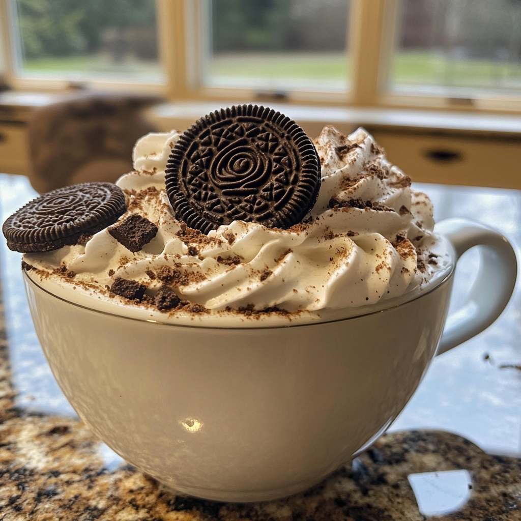 Oreo Cappuccino Recipe Image Delicious