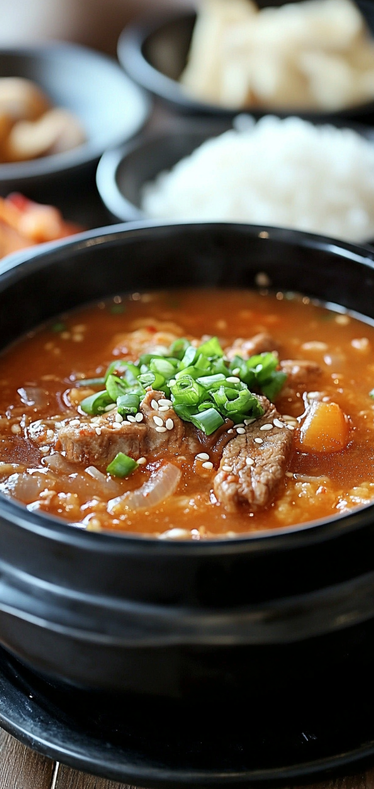 Delicious Korean Ox Knee Soup