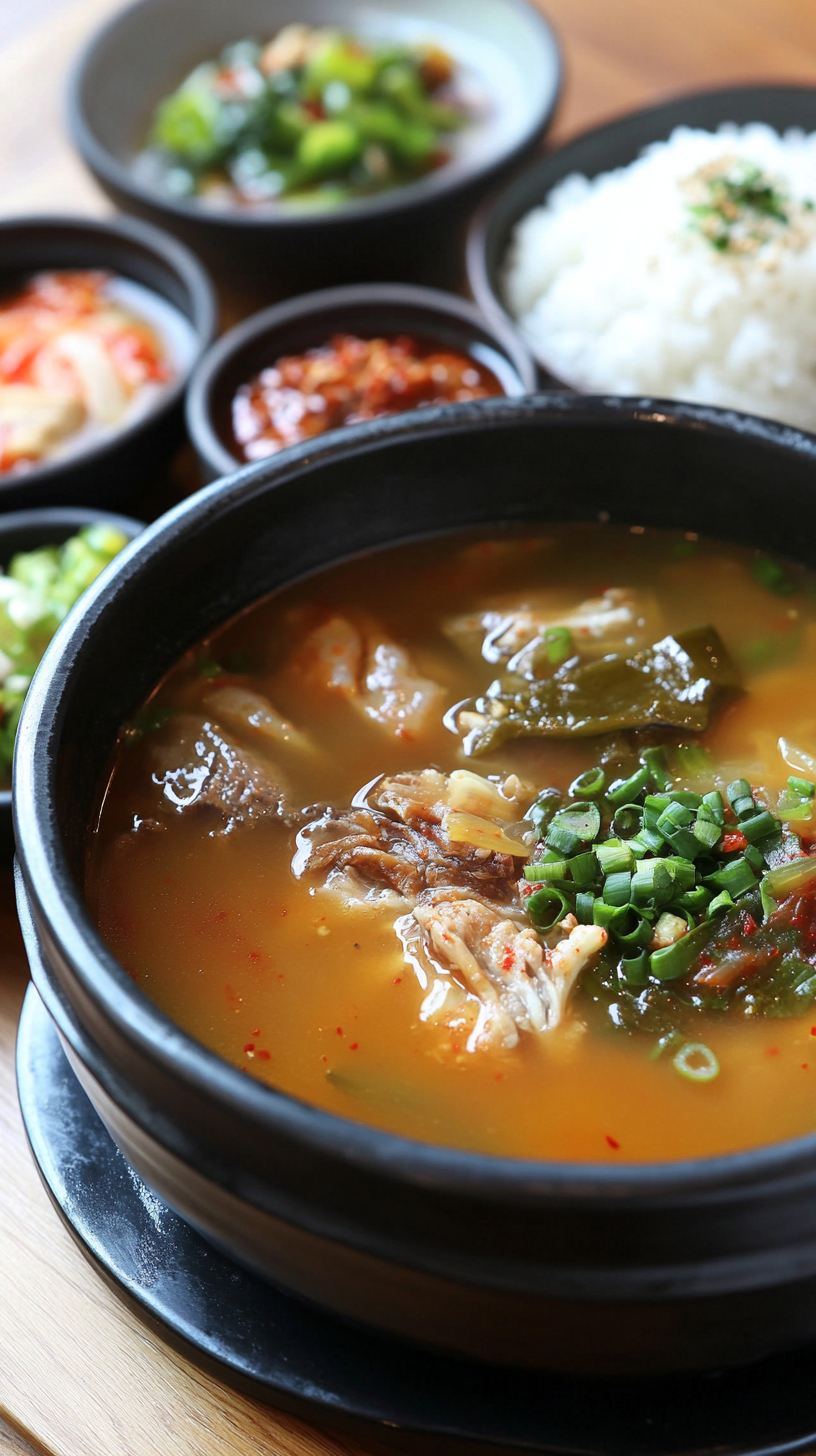 Korean Ox Knee Cartilage Soup