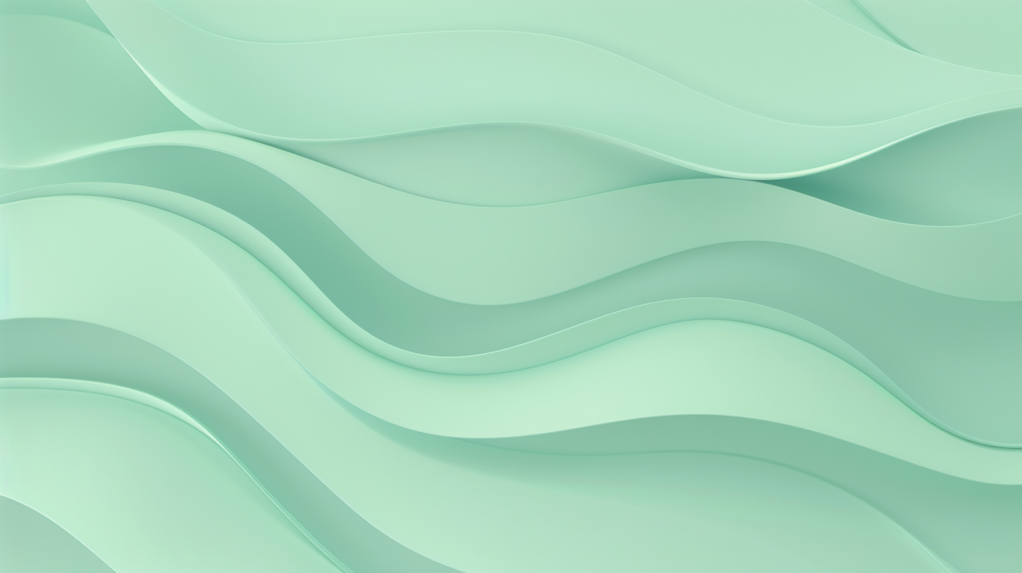 Aqua Green Vector Wave Pattern