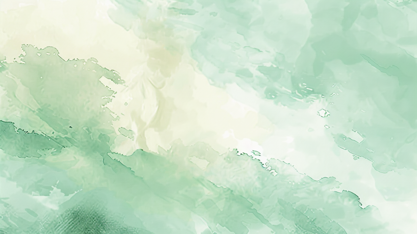 Pastel Aqua Green Watercolor Vector Background