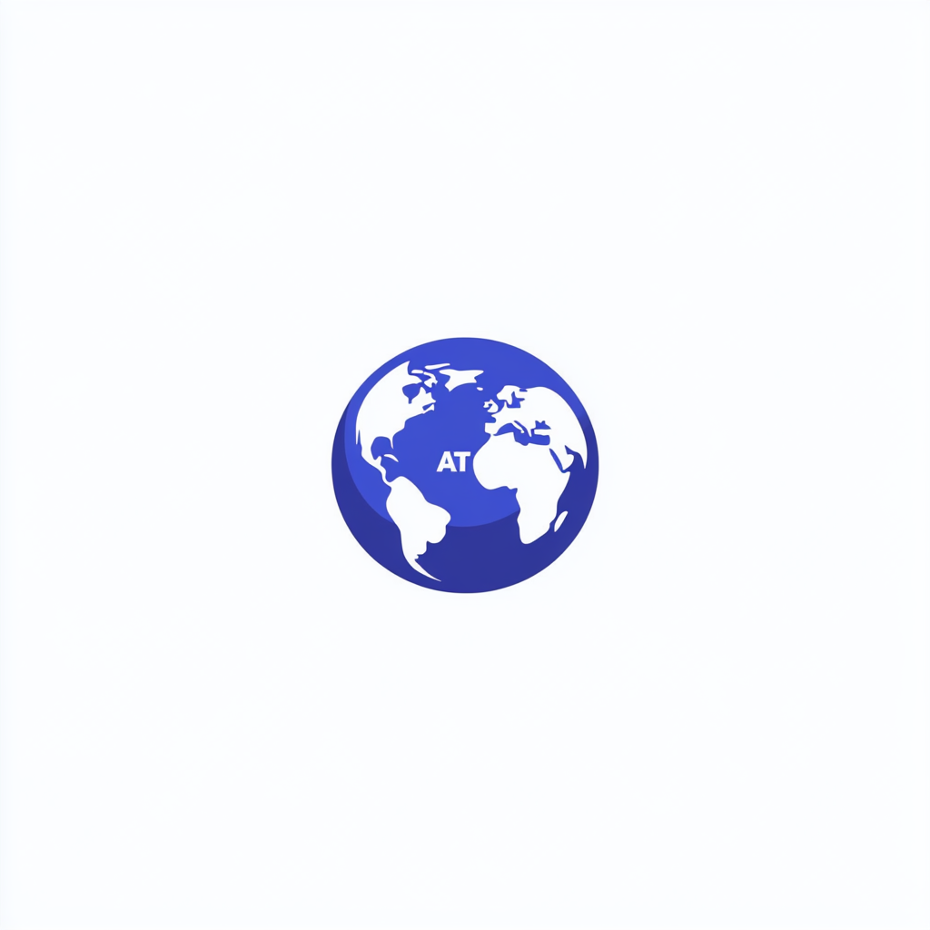 Blue Earth Globe Photographer Logo