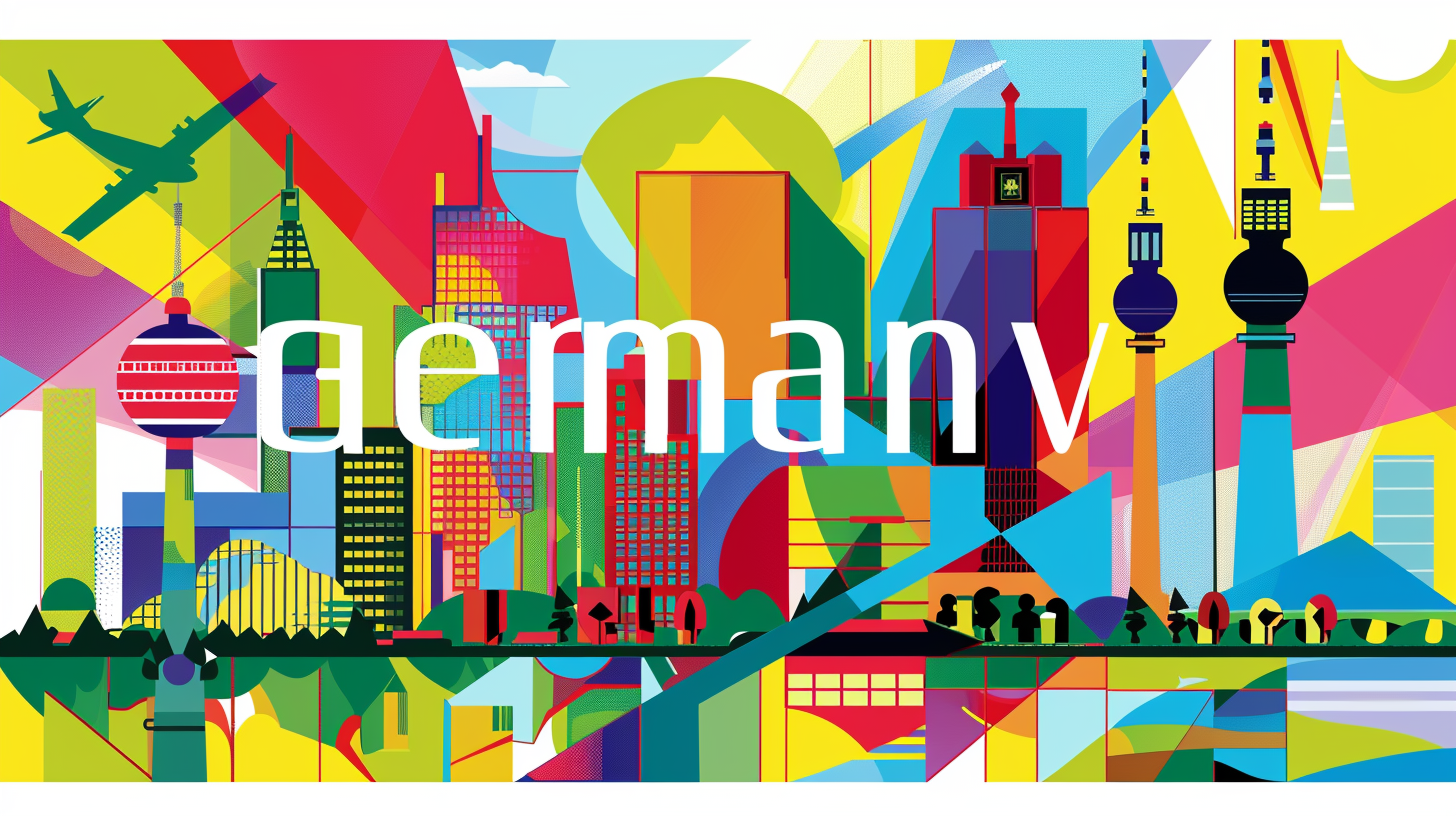 Pop Art Germany City Landscape